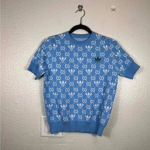 Gucci x Adidas short sleeve men’s sweater